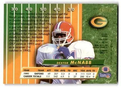 1992 Ultra #436 Dexter McNabb - Football Card Single