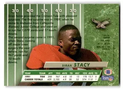 1992 Ultra #442 Siran Stacy - Football Card Single