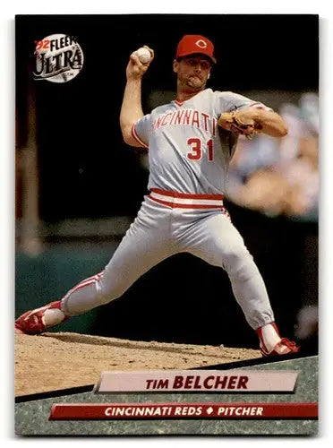 1992 Ultra #479 Tim Belcher Cincinnati Reds Baseball Cards EX/NM ID:59131 - Baseball Card Single
