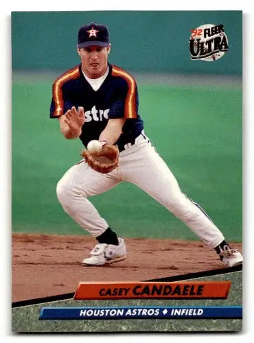 1992 Ultra #489 Casey Candaele Houston Astros Baseball Cards EX/NM ID:59134 - Baseball Card Single