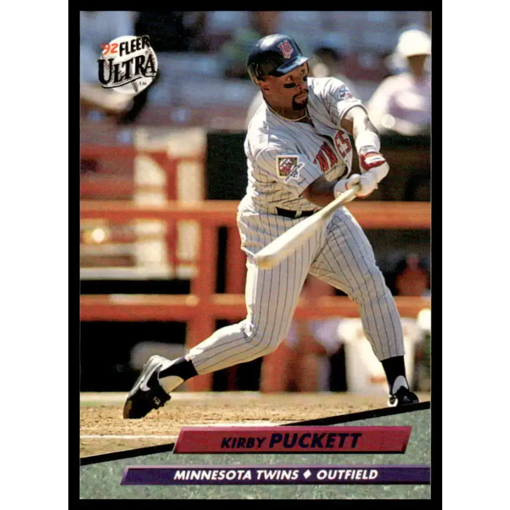 1992 Ultra #97 Kirby Puckett EX/NM Minnesota Twins Baseball Card - Baseball Card Single