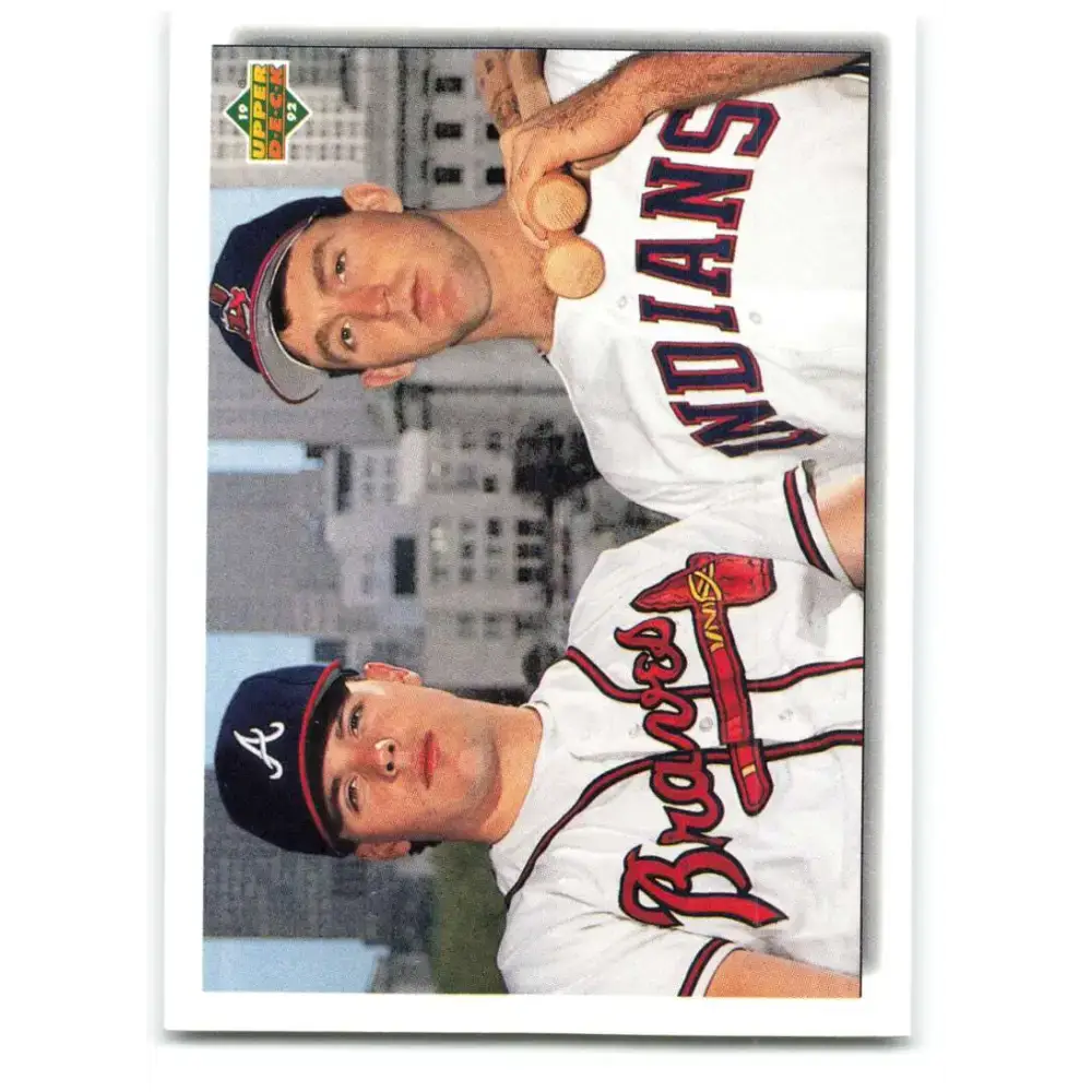 1992 Upper Deck #1 Jim Thome/Ryan Klesko CL NM-MT Cleveland Indians/Atlanta Braves Baseball Card - Baseball Card Single