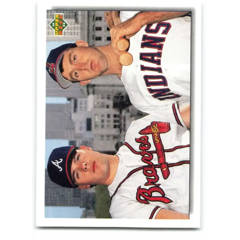 1992 Upper Deck #1 Jim Thome/Ryan Klesko CL NM-MT Cleveland Indians/Atlanta Braves Baseball Card - Baseball Card Single