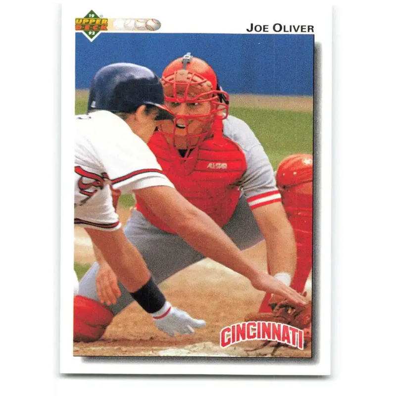 1992 Upper Deck #101 Joe Oliver NM-MT Cincinnati Reds Baseball Card - Baseball Card Single
