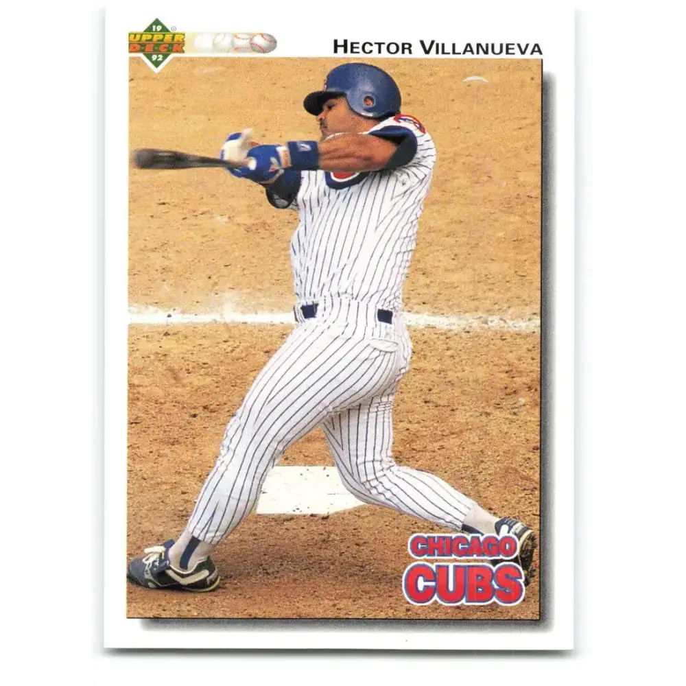1992 Upper Deck #102 Hector Villanueva NM-MT Chicago Cubs Baseball Card - Baseball Card Single