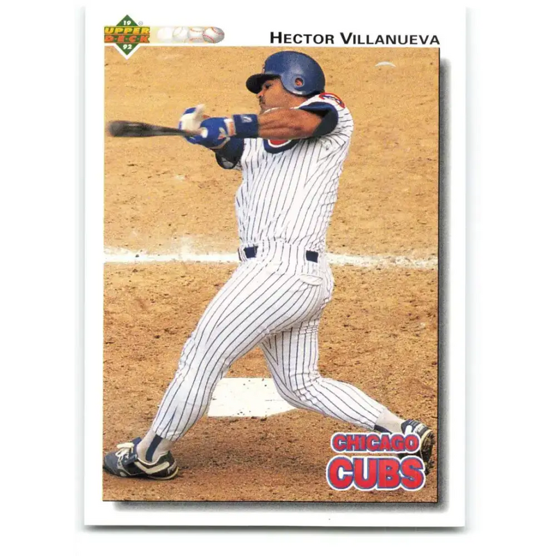 1992 Upper Deck #102 Hector Villanueva NM-MT Chicago Cubs Baseball Card - Baseball Card Single