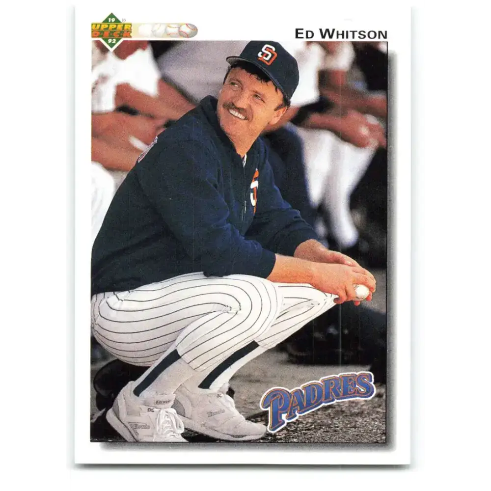 1992 Upper Deck #103 Ed Whitson NM-MT San Diego Padres Baseball Card - Baseball Card Single
