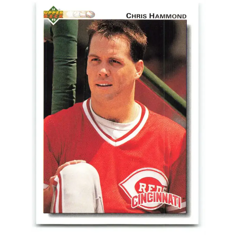 1992 Upper Deck #105 Chris Hammond NM-MT Cincinnati Reds Baseball Card - Baseball Card Single