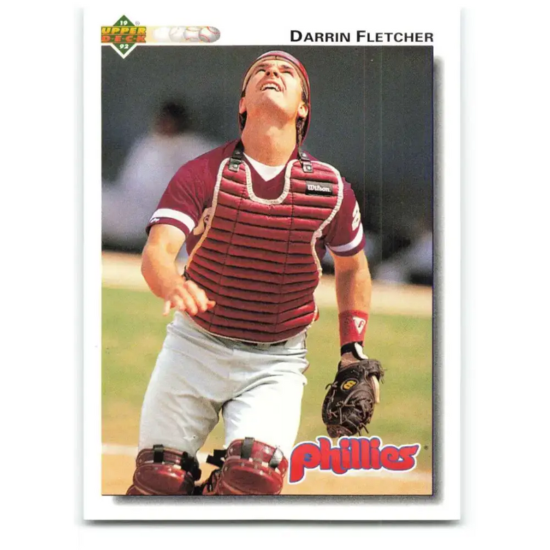 1992 Upper Deck #108 Darrin Fletcher NM-MT Philadelphia Phillies Baseball Card - Baseball Card Single