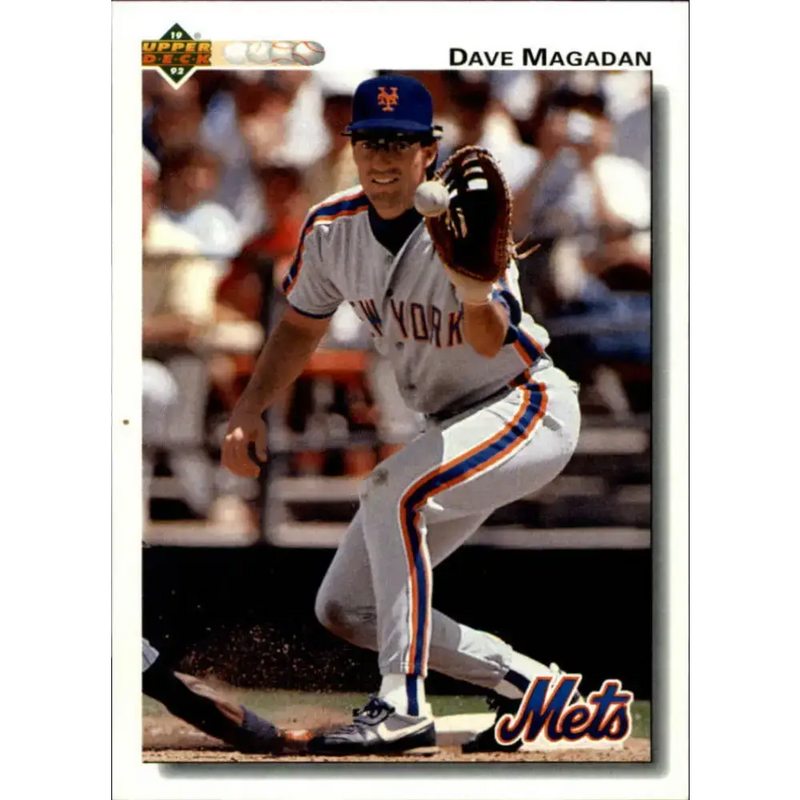 1992 Upper Deck #112 Dave Magadan NM-MT New York Mets Baseball Card - Baseball Card Single