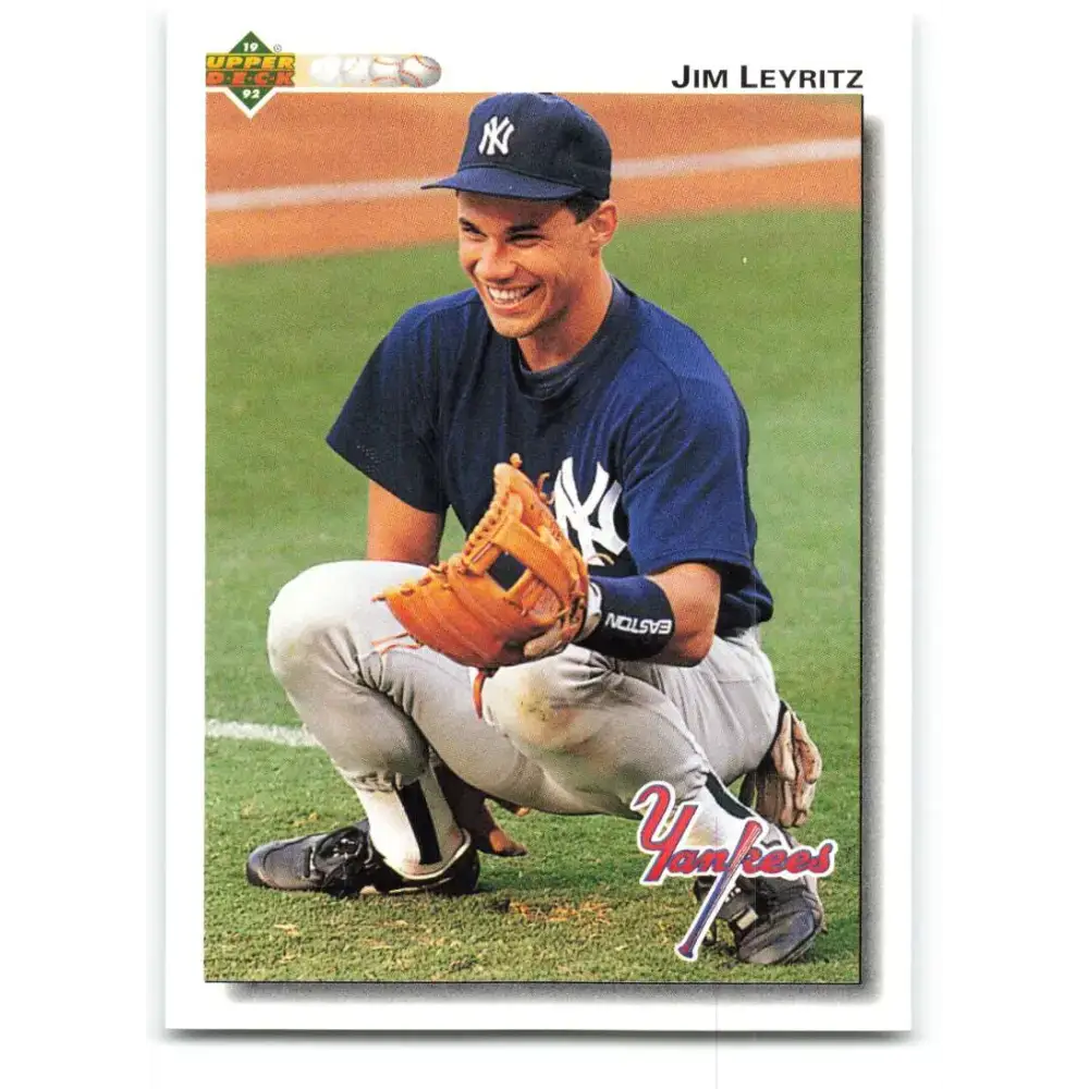 1992 Upper Deck #117 Jim Leyritz NM-MT New York Yankees Baseball Card - Baseball Card Single