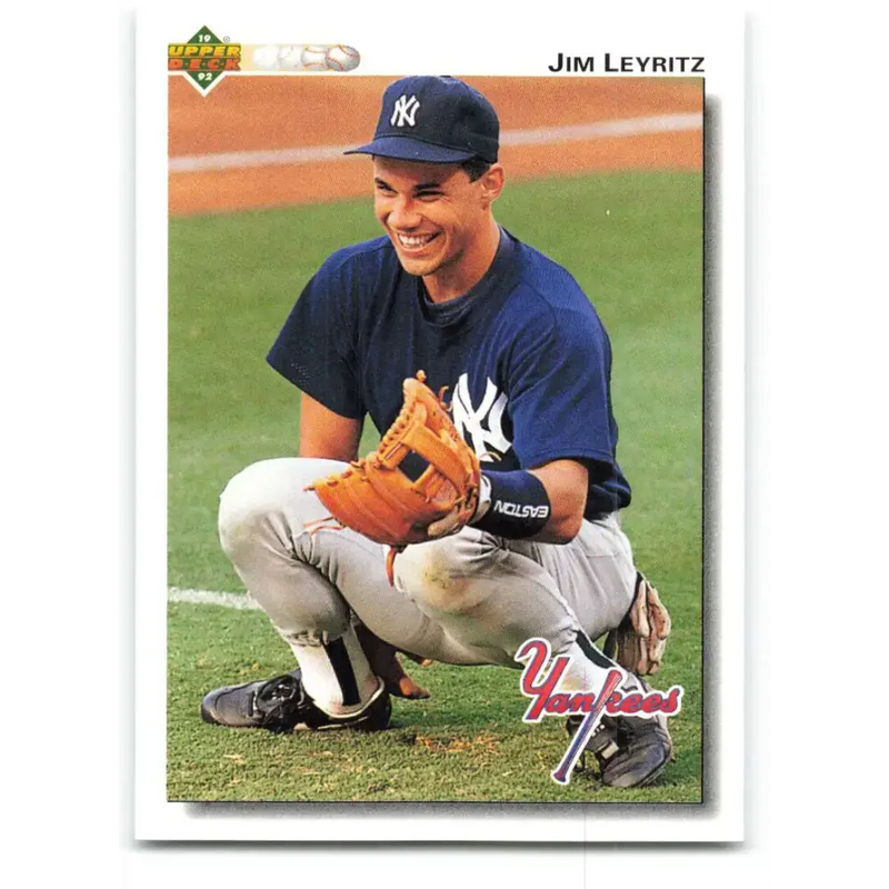 1992 Upper Deck #117 Jim Leyritz NM-MT New York Yankees Baseball Card - Baseball Card Single