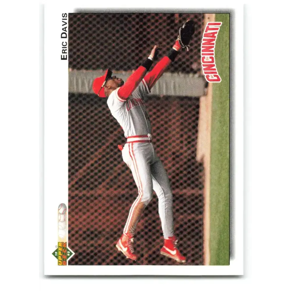 1992 Upper Deck #125 Eric Davis NM-MT Cincinnati Reds Baseball Card - Baseball Card Single