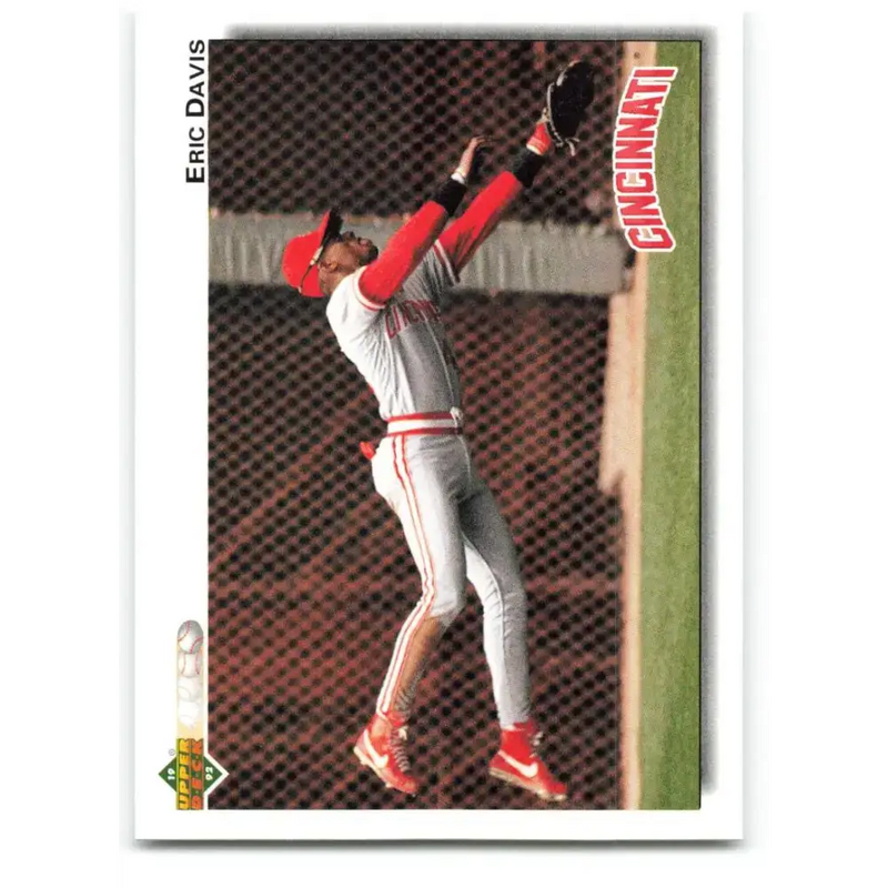 1992 Upper Deck #125 Eric Davis NM-MT Cincinnati Reds Baseball Card - Baseball Card Single
