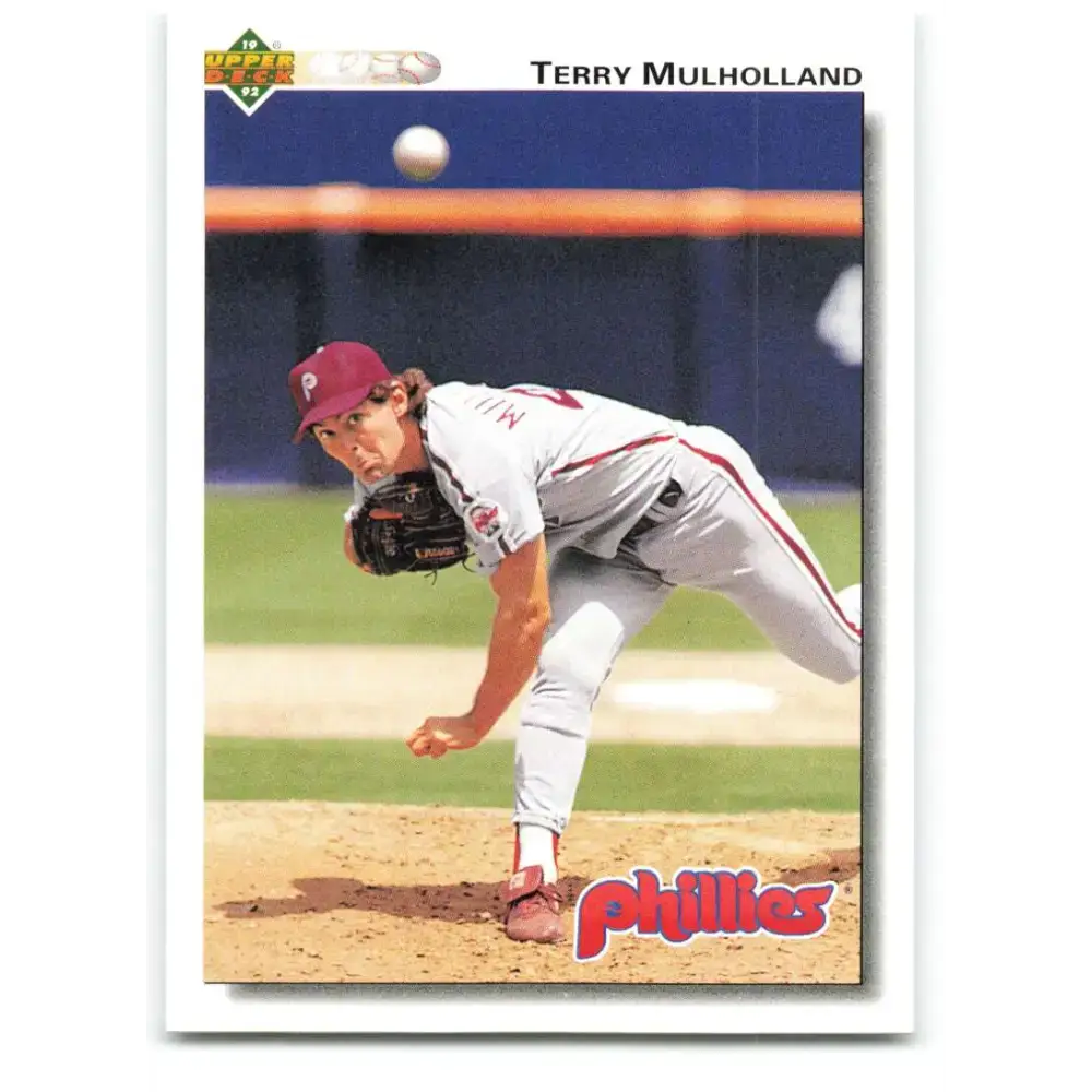 1992 Upper Deck #129 Terry Mulholland NM-MT Philadelphia Phillies Baseball Card - Baseball Card Single