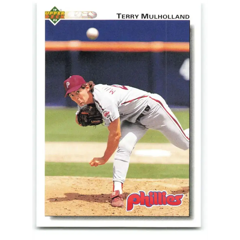 1992 Upper Deck #129 Terry Mulholland NM-MT Philadelphia Phillies Baseball Card - Baseball Card Single