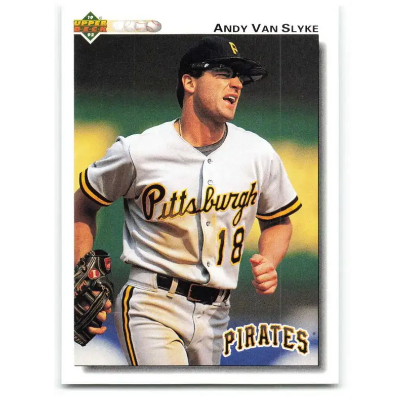1992 Upper Deck #132 Andy Van Slyke NM-MT Pittsburgh Pirates Baseball Card - Baseball Card Single