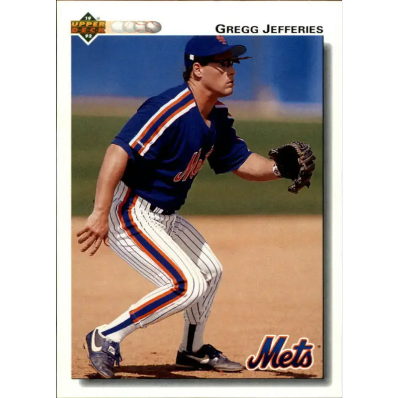 1992 Upper Deck #133 Gregg Jefferies NM-MT New York Mets Baseball Card - Baseball Card Single