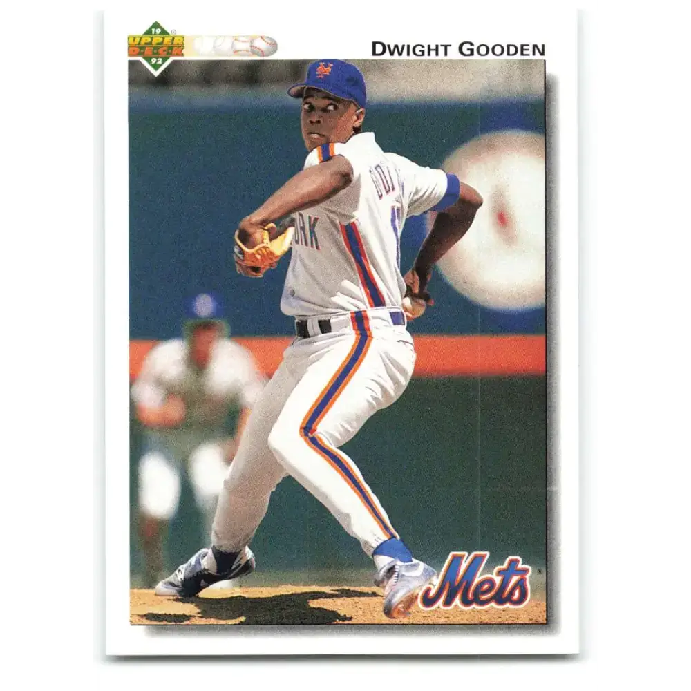 1992 Upper Deck #135 Dwight Gooden NM-MT New York Mets Baseball Card - Baseball Card Single