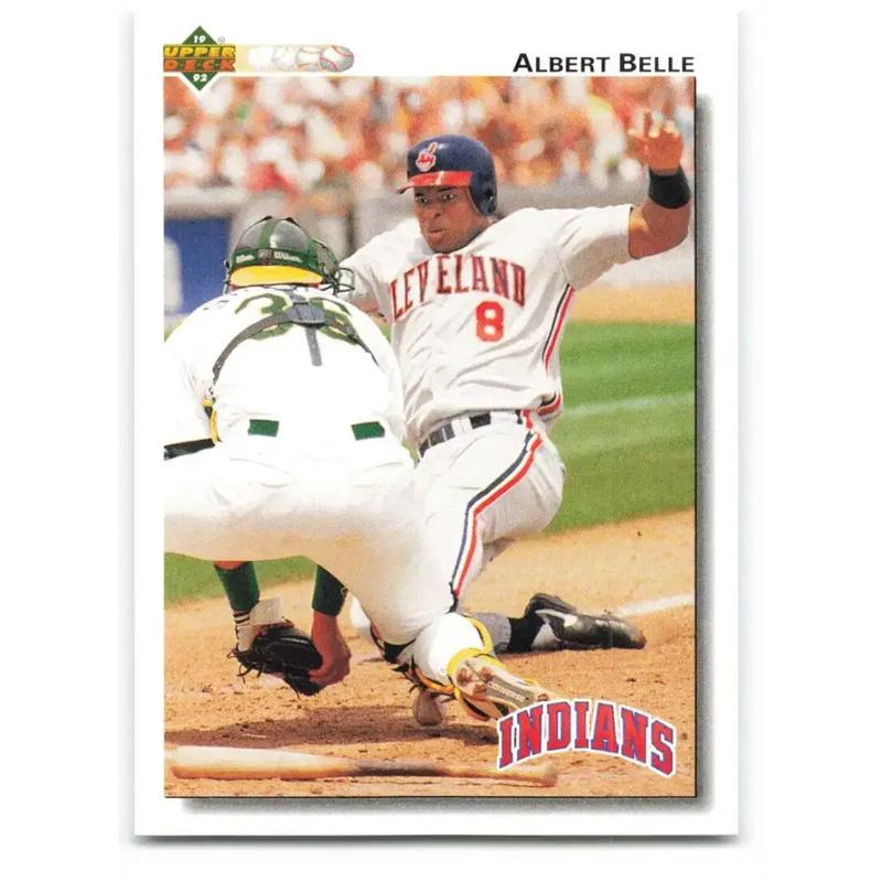 1992 Upper Deck #137 Albert Belle NM-MT Cleveland Indians Baseball Card - Baseball Card Single
