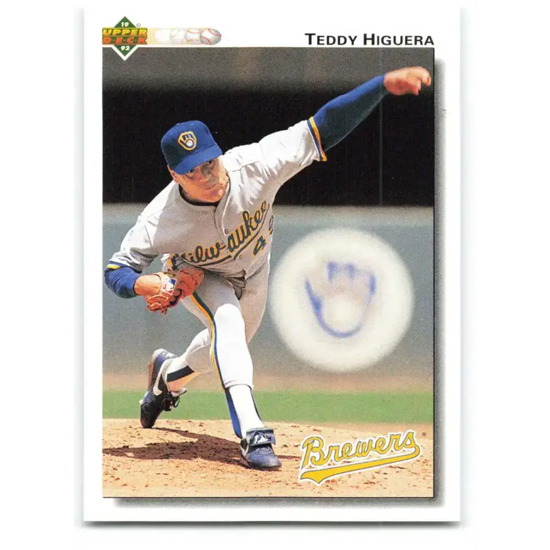1992 Upper Deck #138 Teddy Higuera NM-MT Milwaukee Brewers Baseball Card - Baseball Card Single