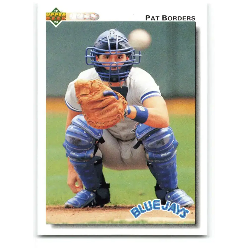 1992 Upper Deck #140 Pat Borders NM-MT Toronto Blue Jays Baseball Card - Baseball Card Single