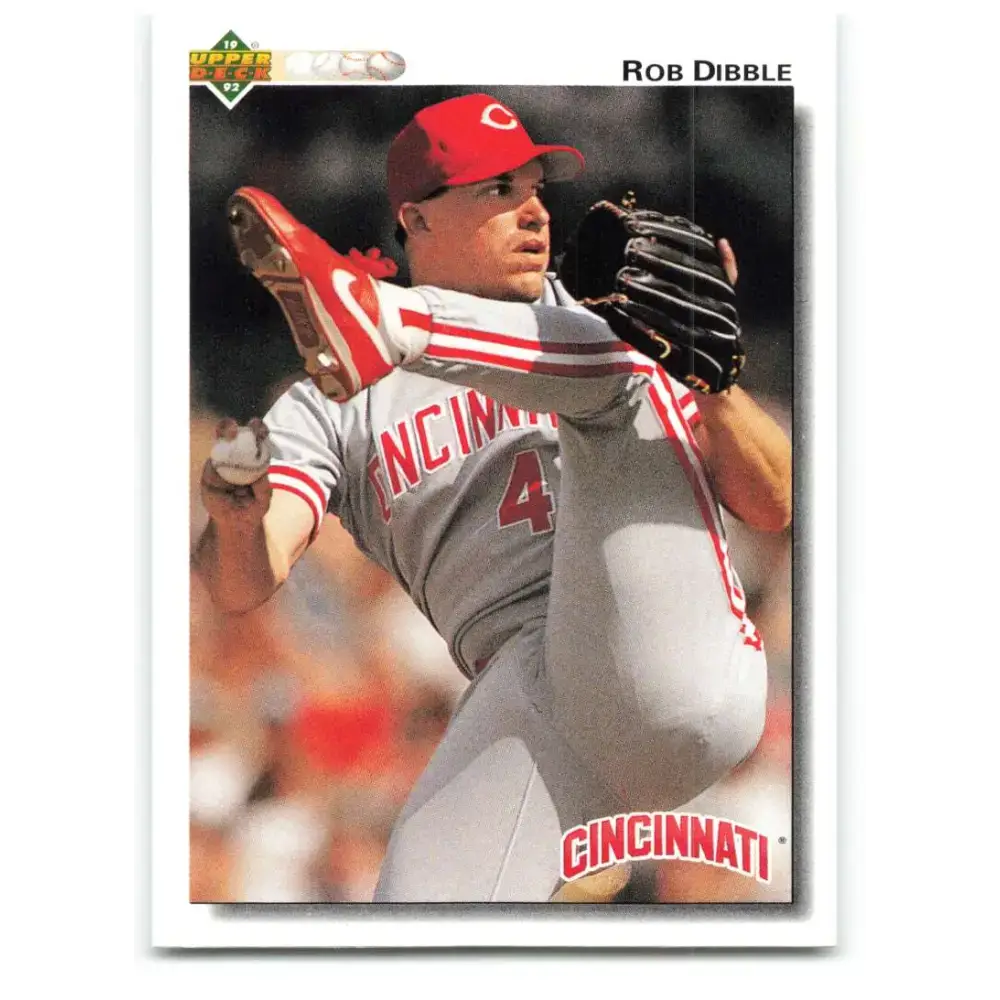 1992 Upper Deck #142 Rob Dibble NM-MT Cincinnati Reds Baseball Card - Baseball Card Single
