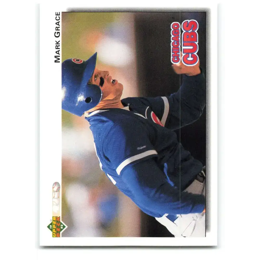 1992 Upper Deck #143 Mark Grace NM-MT Chicago Cubs Baseball Card - Baseball Card Single