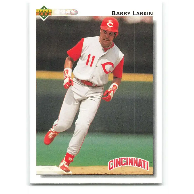 1992 Upper Deck #144 Barry Larkin NM-MT Cincinnati Reds Baseball Card - Baseball Card Single