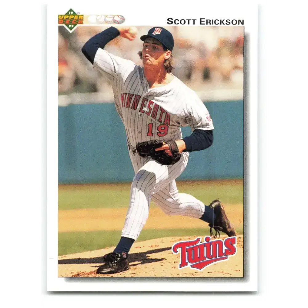 1992 Upper Deck #146 Scott Erickson NM-MT Minnesota Twins Baseball Card - Baseball Card Single