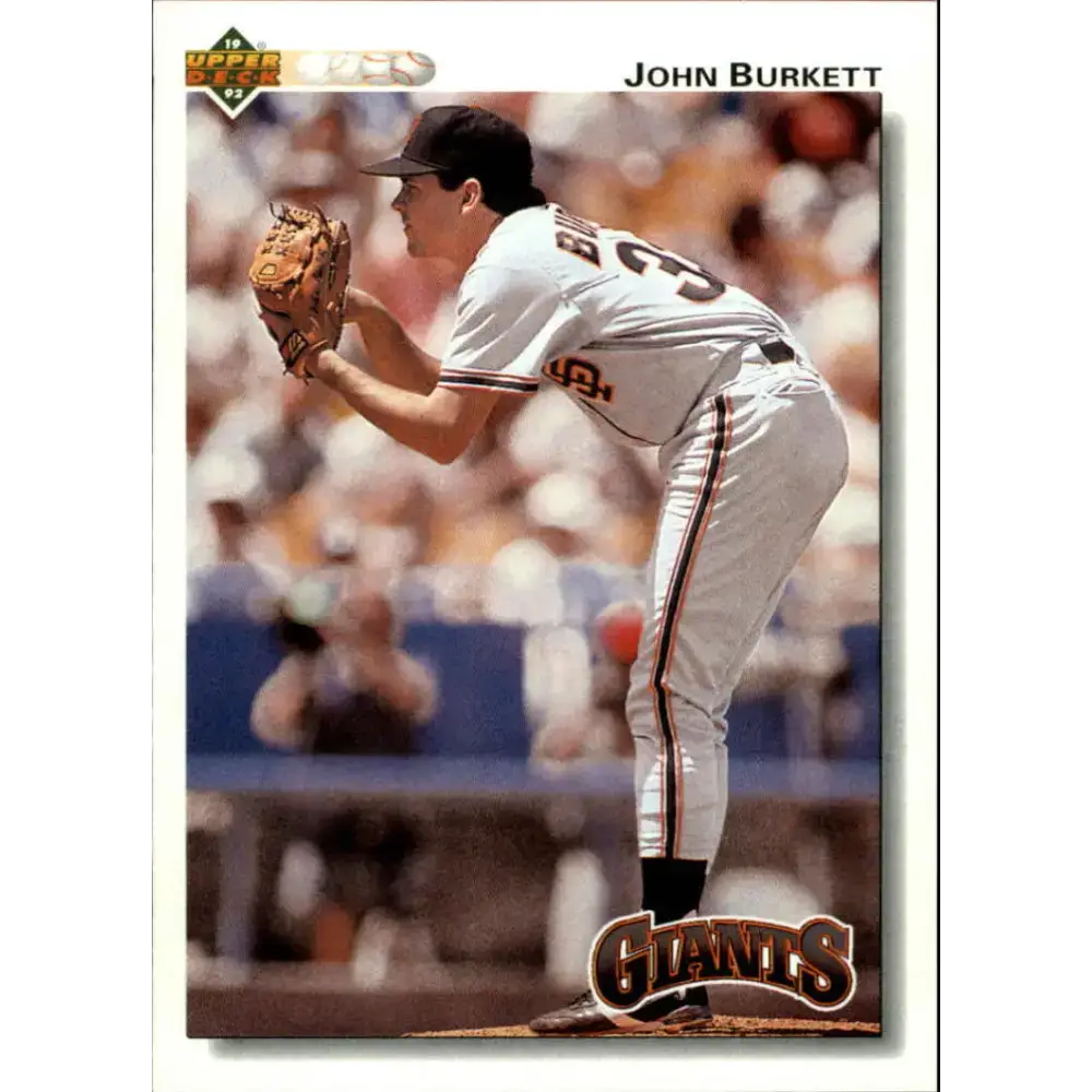 1992 Upper Deck #148 John Burkett NM-MT San Francisco Giants Baseball Card - Baseball Card Single