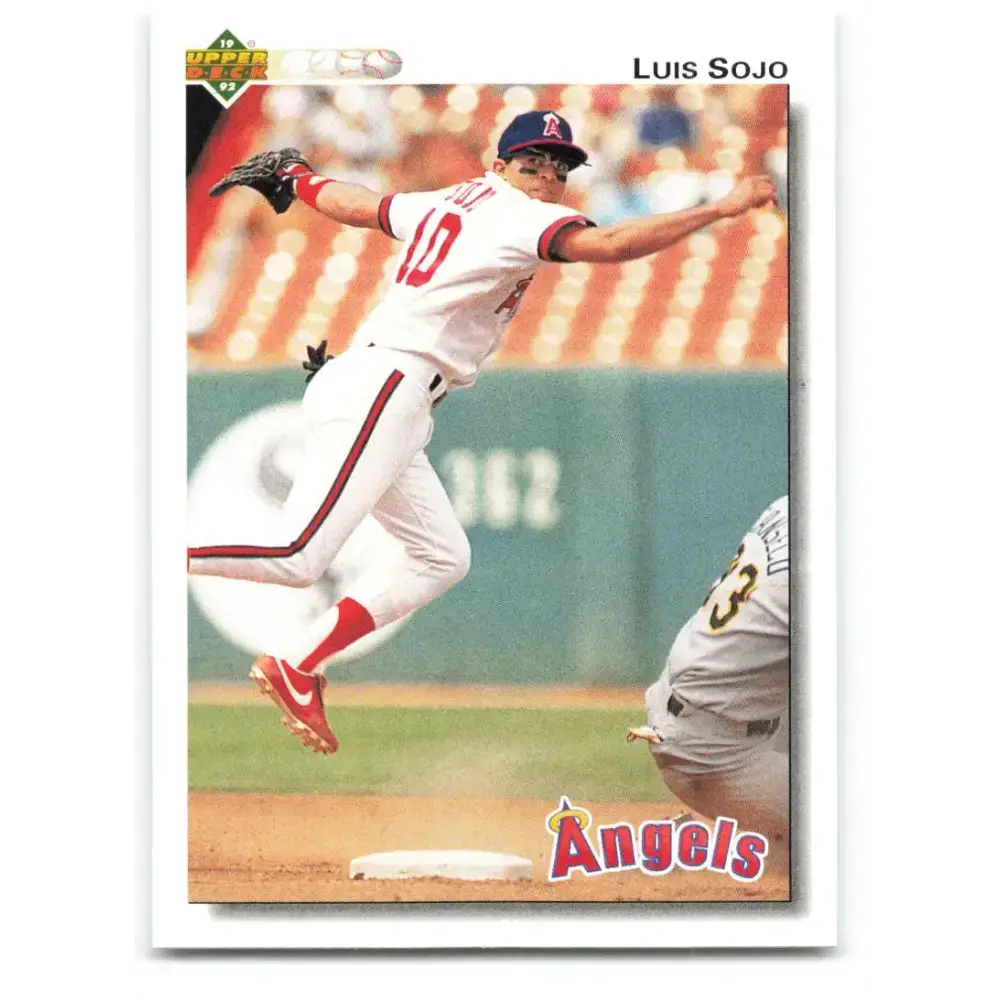 1992 Upper Deck #149 Luis Sojo NM-MT California Angels Baseball Card - Baseball Card Single