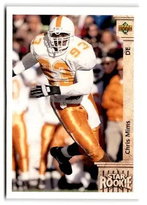 1992 Upper Deck #16 Chris Mims - Football Card Single