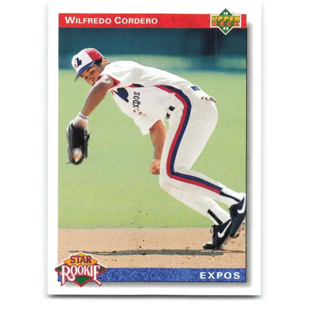 1992 Upper Deck #16 Wil Cordero NM-MT Montreal Expos Baseball Card - Baseball Card Single