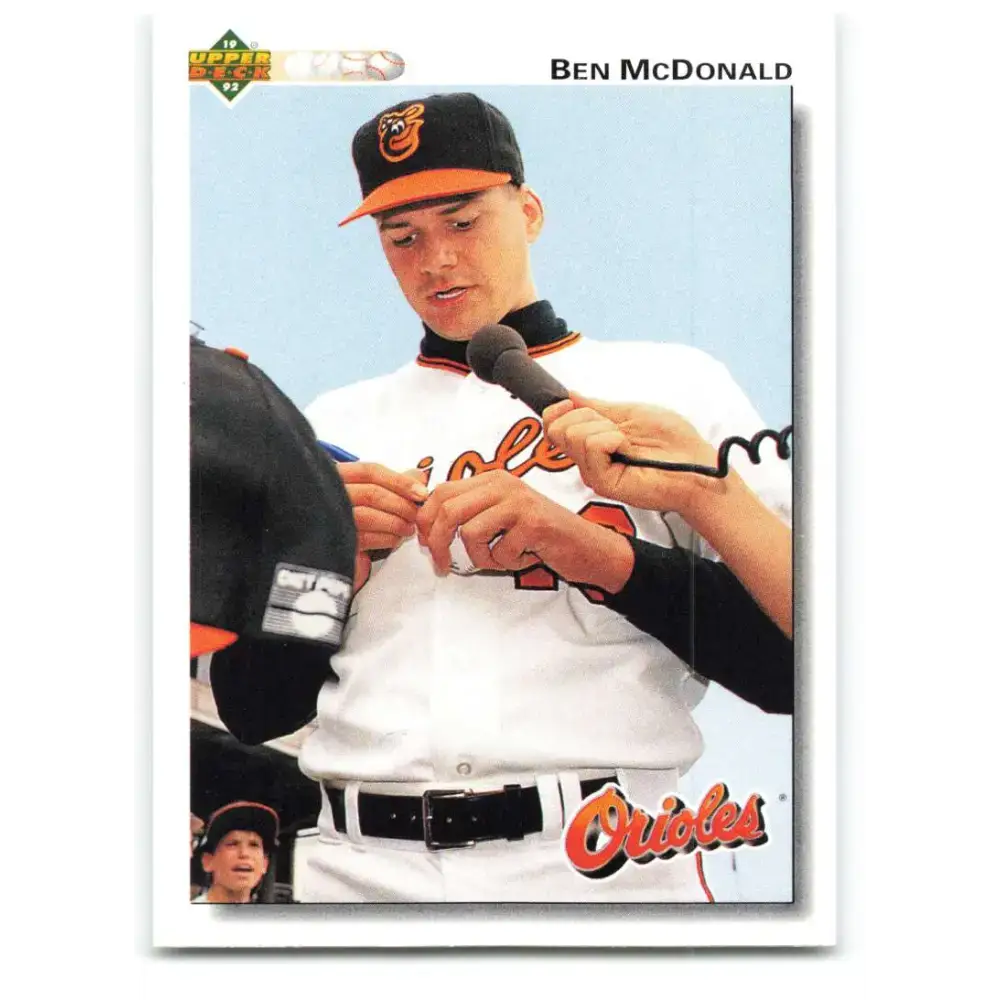 1992 Upper Deck #163 Ben McDonald NM-MT Baltimore Orioles Baseball Card - Baseball Card Single