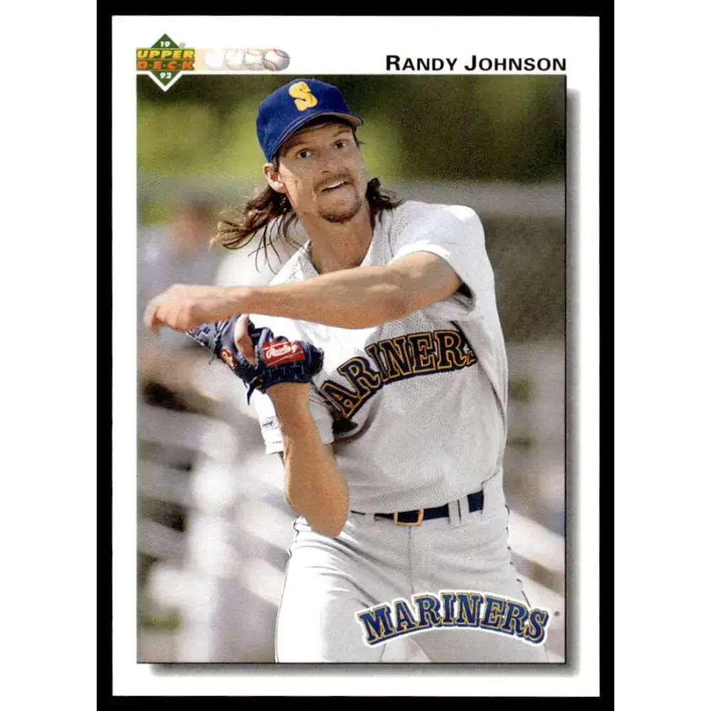 1992 Upper Deck #164 Randy Johnson NM-MT Seattle Mariners Baseball Card - Baseball Card Single