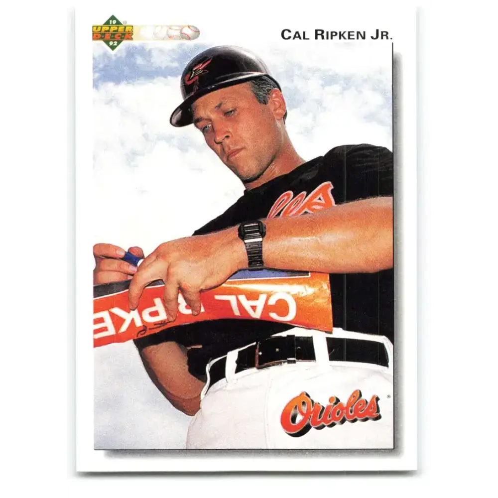 1992 Upper Deck #165 Cal Ripken Jr. NM-MT Baltimore Orioles Baseball Card - Baseball Card Single