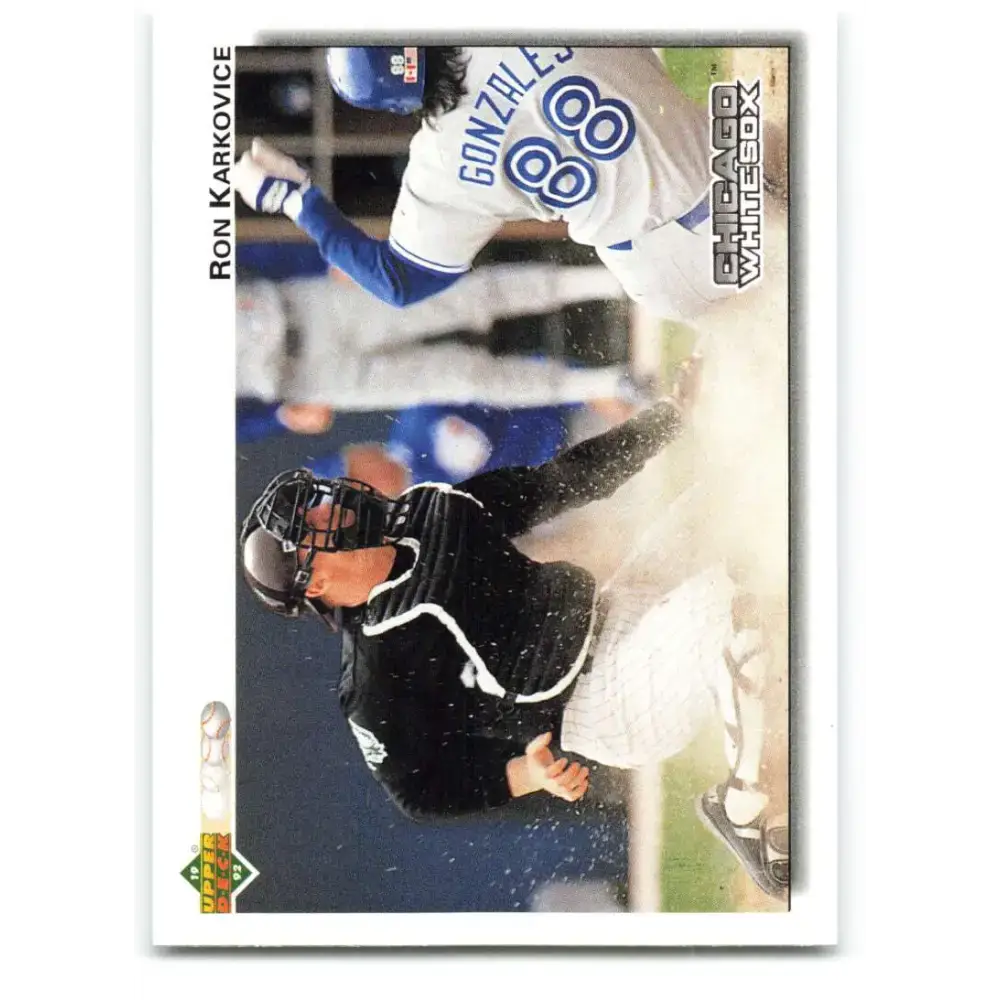1992 Upper Deck #169 Ron Karkovice NM-MT Chicago White Sox Baseball Card - Baseball Card Single