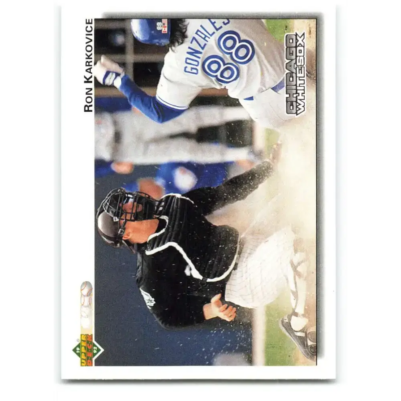 1992 Upper Deck #169 Ron Karkovice NM-MT Chicago White Sox Baseball Card - Baseball Card Single