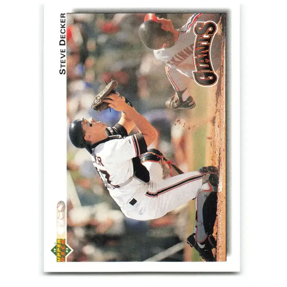 1992 Upper Deck #173 Steve Decker NM-MT San Francisco Giants Baseball Card - Baseball Card Single