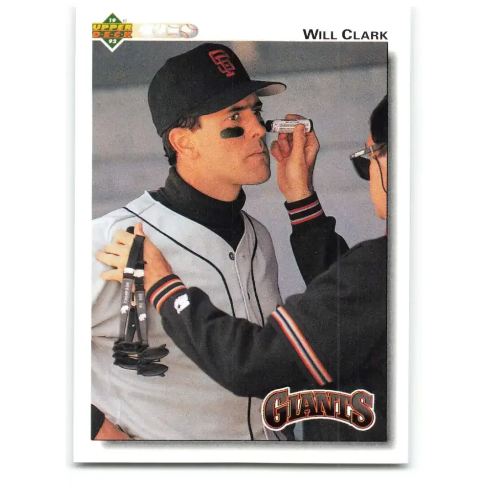 1992 Upper Deck #175 Will Clark NM-MT San Francisco Giants Baseball Card - Baseball Card Single
