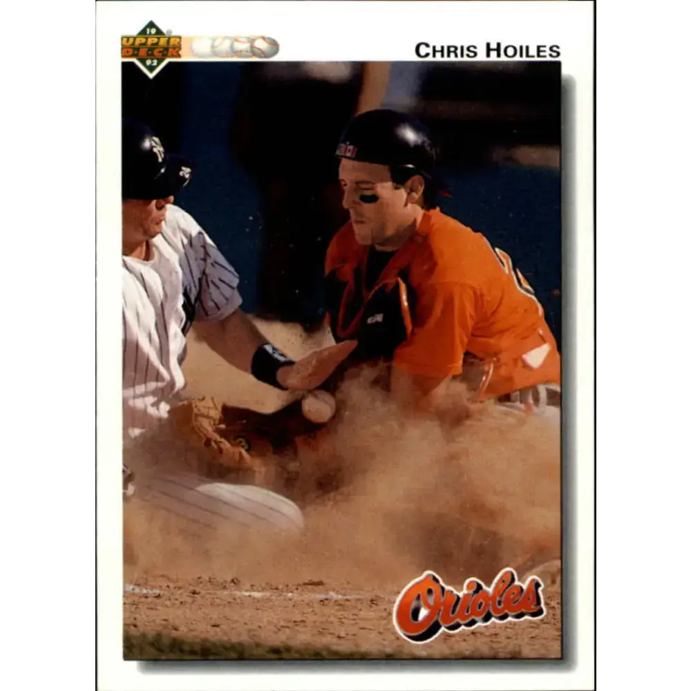 1992 Upper Deck #183 Chris Hoiles NM-MT Baltimore Orioles Baseball Card - Baseball Card Single
