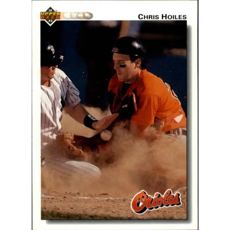 1992 Upper Deck #183 Chris Hoiles NM-MT Baltimore Orioles Baseball Card - Baseball Card Single