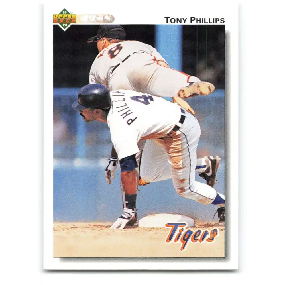 1992 Upper Deck #184 Tony Phillips NM-MT Detroit Tigers Baseball Card - Baseball Card Single