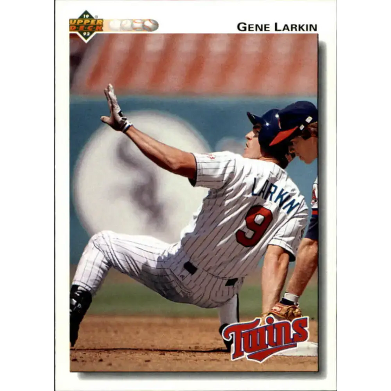 1992 Upper Deck #187 Gene Larkin NM-MT Minnesota Twins Baseball Card - Baseball Card Single