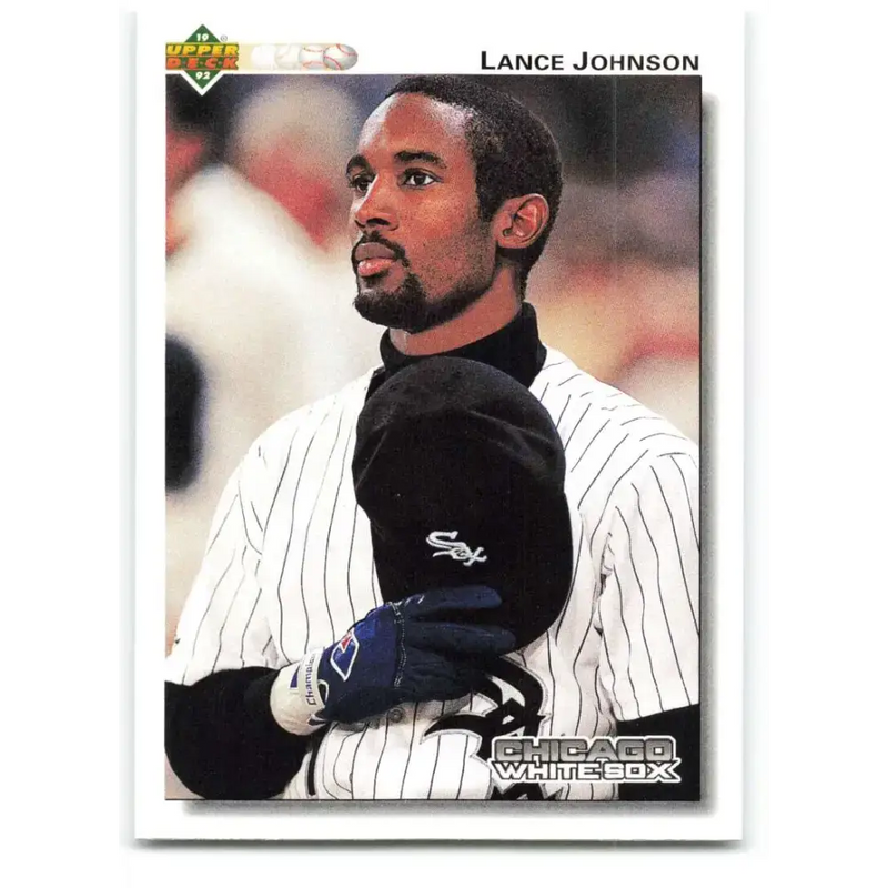 1992 Upper Deck #188 Lance Johnson NM-MT Chicago White Sox Baseball Card - Baseball Card Single