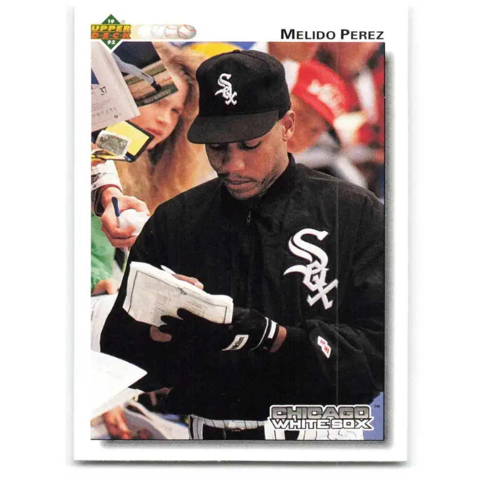 1992 Upper Deck #190 Melido Perez NM-MT Chicago White Sox Baseball Card - Baseball Card Single