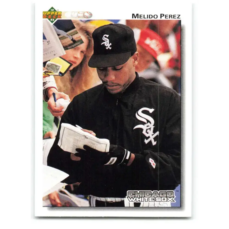 1992 Upper Deck #190 Melido Perez NM-MT Chicago White Sox Baseball Card - Baseball Card Single
