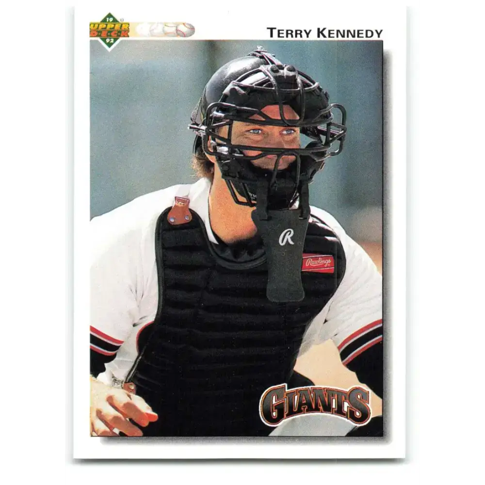 1992 Upper Deck #192 Terry Kennedy NM-MT San Francisco Giants Baseball Card - Baseball Card Single