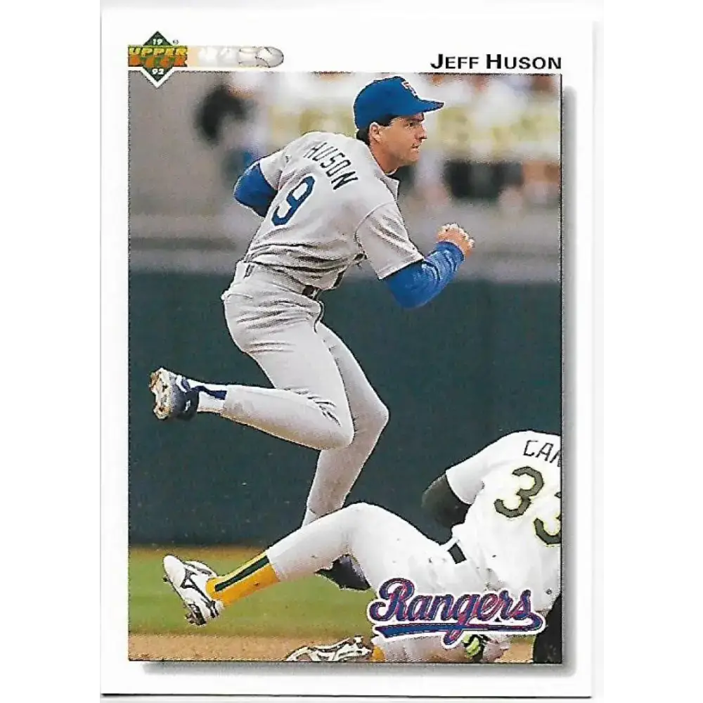 1992 Upper Deck #196 Jeff Huson NM-MT Texas Rangers Baseball Card - Baseball Card Single